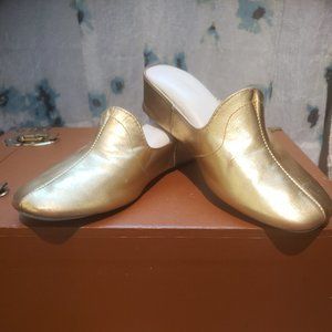 Daniel Green Glamor slipper-Gold  sz 9N
